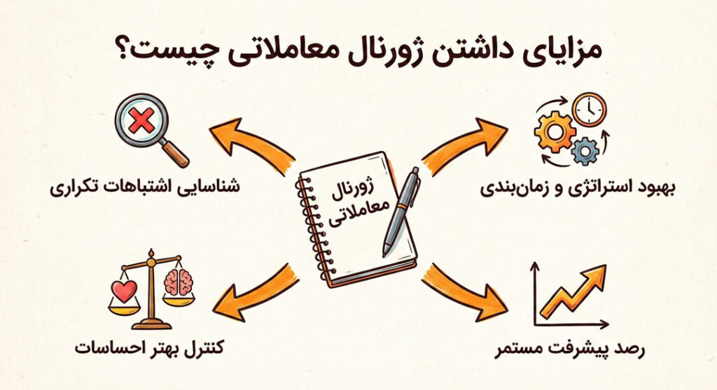 مزایای داشتن ژورنال معاملاتی
