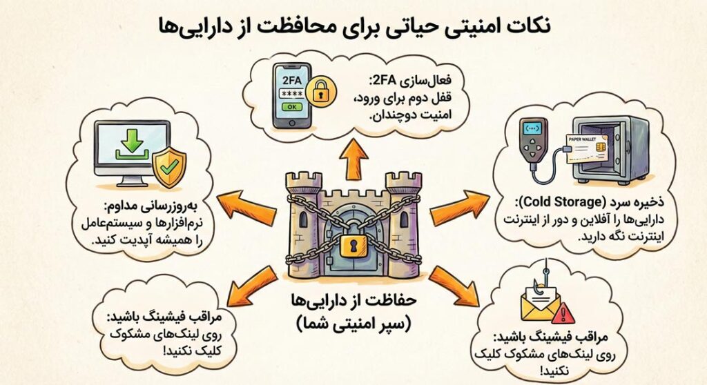 نکات امنیتی حیاتی برای محافظت از داراییها