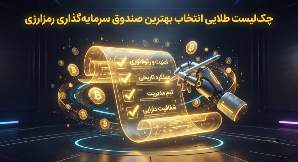 چکلیست طلایی انتخاب بهترین صندوق سرمایهگذاری رمزارزی